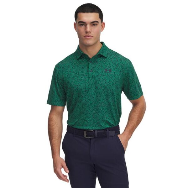 Playoff Printed Souvenir Polo 3.0, Team Kelly Green/Midnight Navy