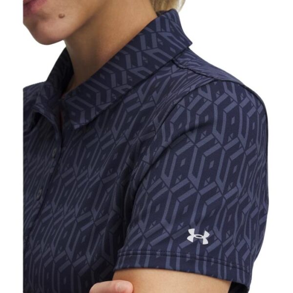 Playoff 3.0 Printed Polo, Midnight Navy/Downpour Gray - Afbeelding 3
