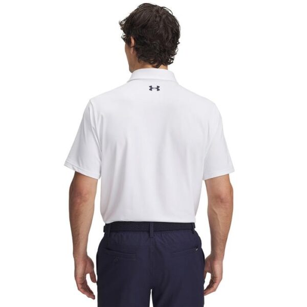 Playoff Polo 3.0 Stripe, White/Team Kelly Green/Midnight Navy - Afbeelding 2
