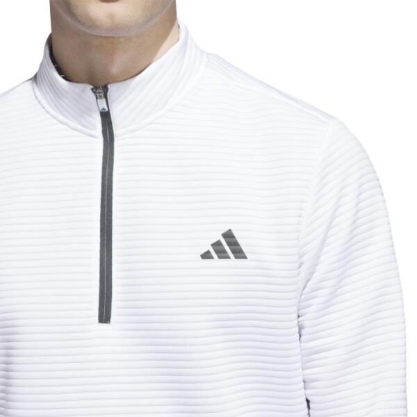 Ultimate 365 DWR Textured Pullover 1/4 Zip, White - Afbeelding 4