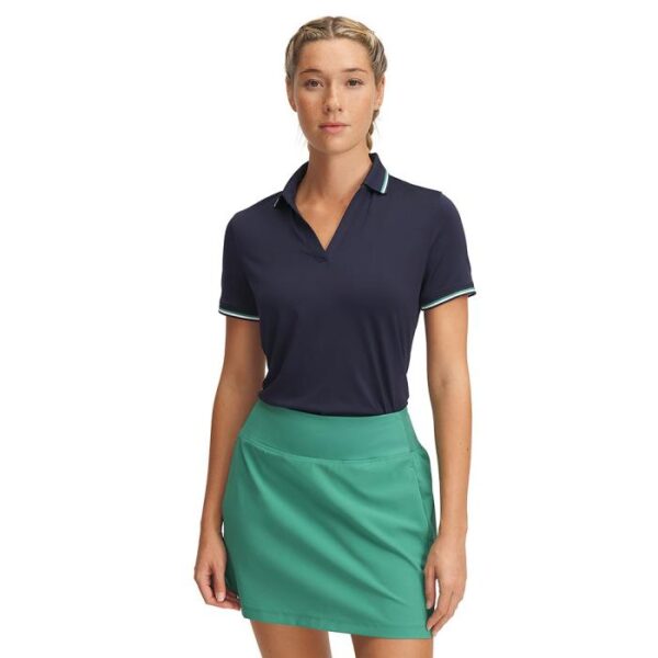 Drive SS Rib Polo, Midnight Navy/Team Kelly Green/Downpour Gray