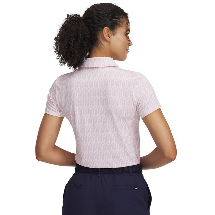 Playoff 3.0 Printed Polo, Prime Pink/White/Downpour Gray - Afbeelding 2