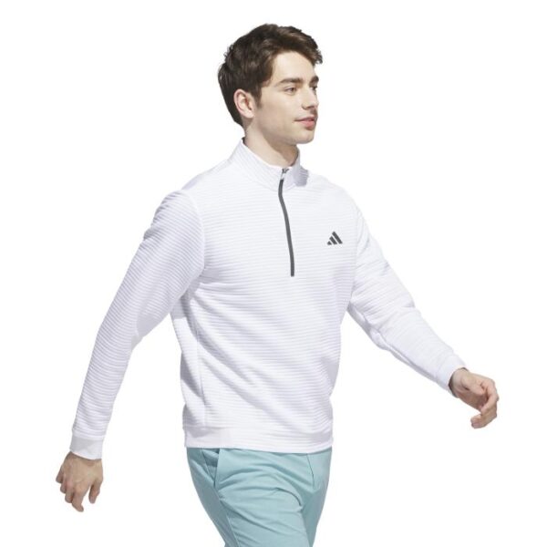 Ultimate 365 DWR Textured Pullover 1/4 Zip, White - Afbeelding 6