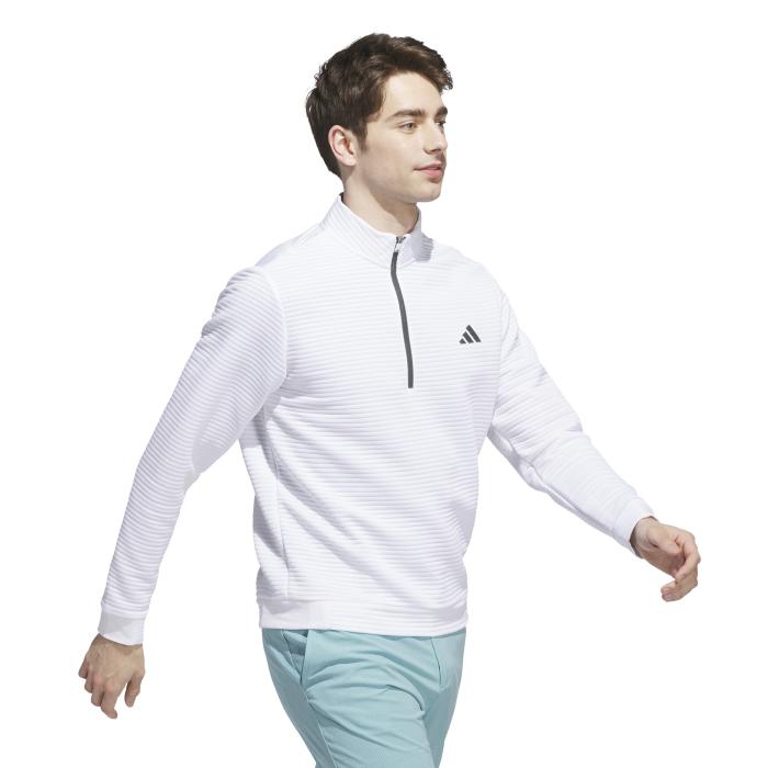 Ultimate 365 DWR Textured Pullover 1/4 Zip, White - Afbeelding 6