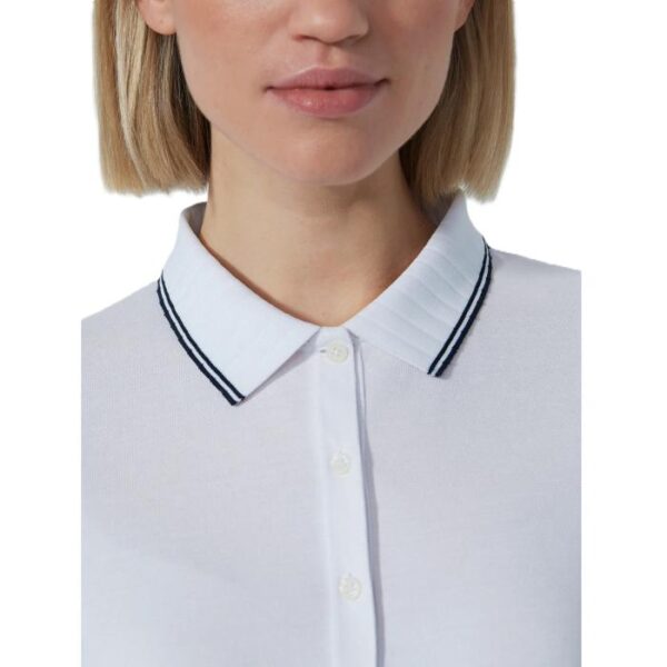 Candy Cap Sleeve Poloshirt, White - Afbeelding 3