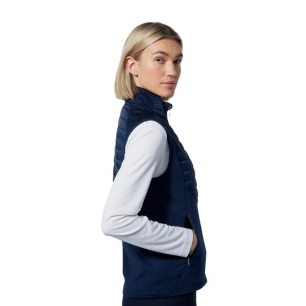 Allos Hybrid Vest, Navy - Afbeelding 3