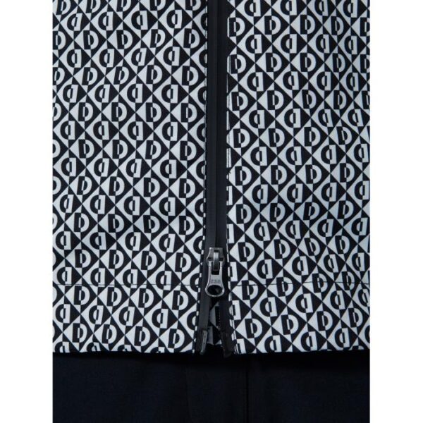 Flaine Print Rain Jacket, Diamond - Afbeelding 4
