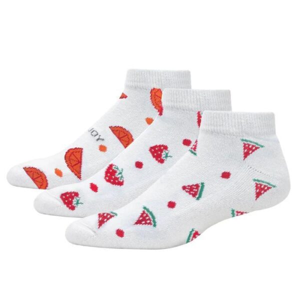Comfortsof Sportlet Socks 3 paar, Assorti Fruit