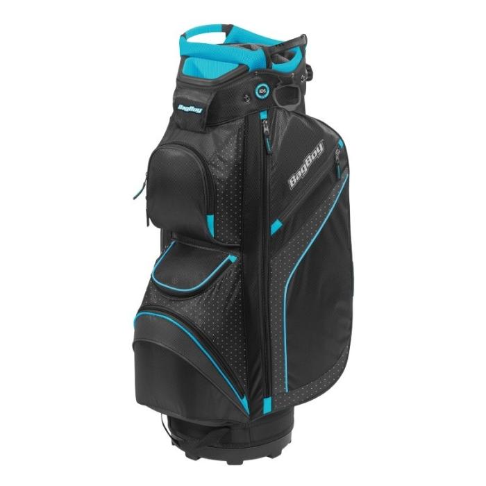 DG-Lite II TL Cart Bag, Black/Turquoise/White Dots