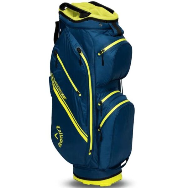 Chase Dry 14 Cart Bag, Navy/Flame Yellow - Afbeelding 5