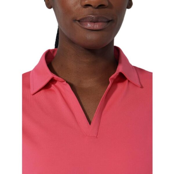 Bella Birdie Cap Sleeve Poloshirt, Coral - Afbeelding 3