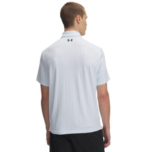 Playoff Printed Polo 3.0, Stream/White/Black - Afbeelding 2