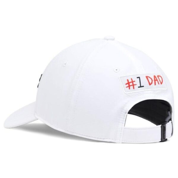 Tour Performance Cap #1 Dad, White/Black - Afbeelding 2
