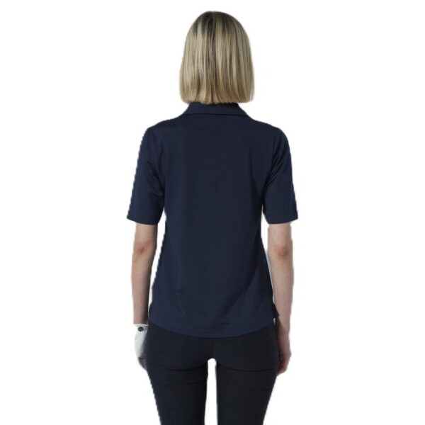 Bella Birdie 1/2 Sleeve Poloshirt, Navy - Afbeelding 2