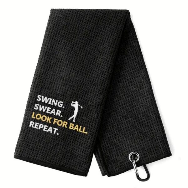 Microfiber golfhanddoek Swing Swear