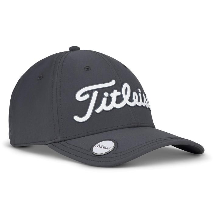 Players Ball Marker Cap, Charcoal/White - Afbeelding 5