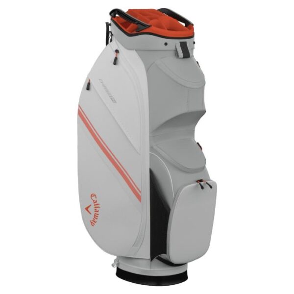 Chase 14 Cart Bag, White/Silver/Orange - Afbeelding 4