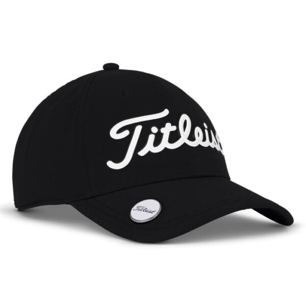 Players Performance Ball Marker Cap, Black/White - Afbeelding 5