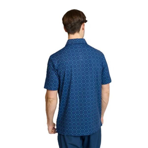 Mens Icon Polo, Navy/Aquarius - Afbeelding 3