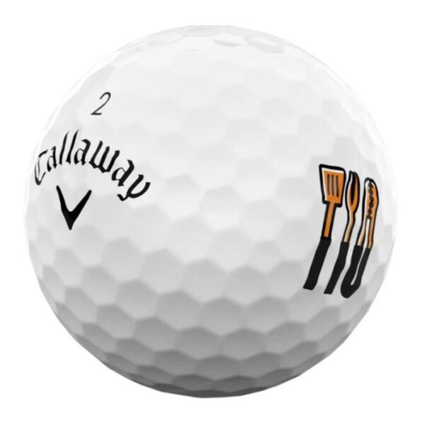 Limited Editon Supersoft Grillmaster Golfballen Wit, Dozijn - Afbeelding 3