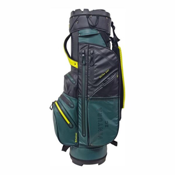 Ventura Ultra Dry Cart Bag, Green/Black/Yellow - Afbeelding 3