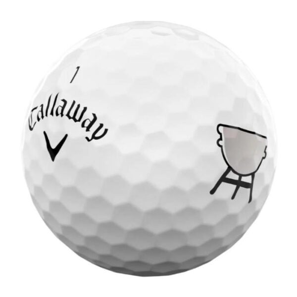 Limited Editon Supersoft Grillmaster Golfballen Wit, Dozijn - Afbeelding 2