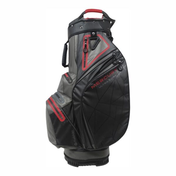 Mercury Ultra Dry Cart Bag, Black/Charcoal/Red - Afbeelding 3