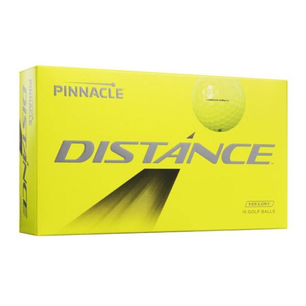 Distance Golfballen Geel, 15-pack