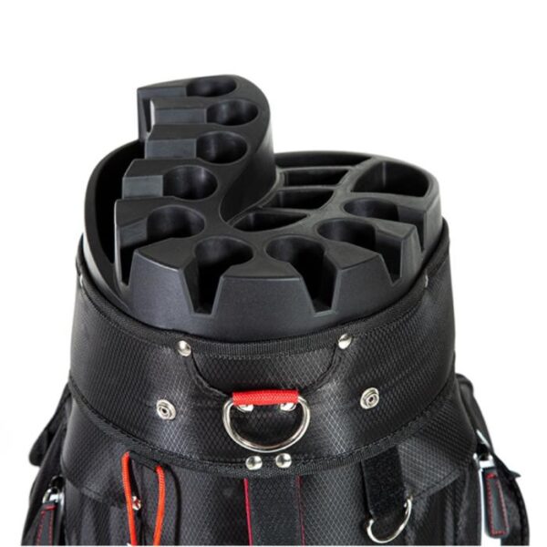 Manager Aquata Cart Bag, Zwart/Rood/Grijs - Afbeelding 2