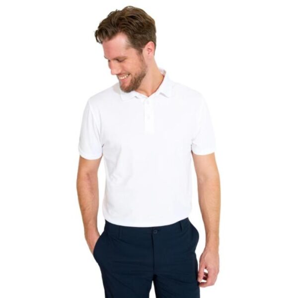 Cray Drycool Poloshirt, White - Afbeelding 2