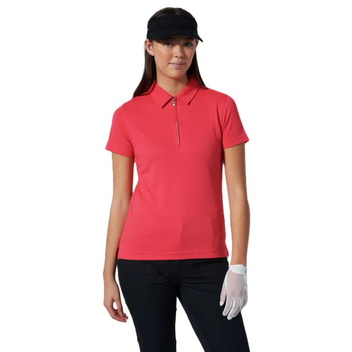 Peoria Short Sleeve Poloshirt, Coral