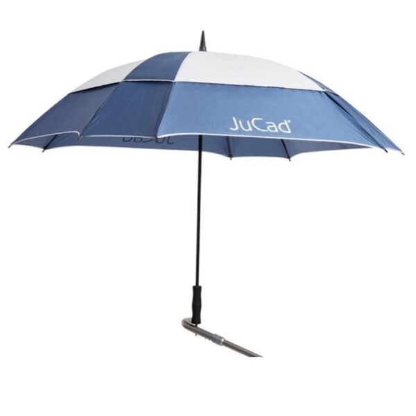 Paraplu Windproof, Blauw/Zilver