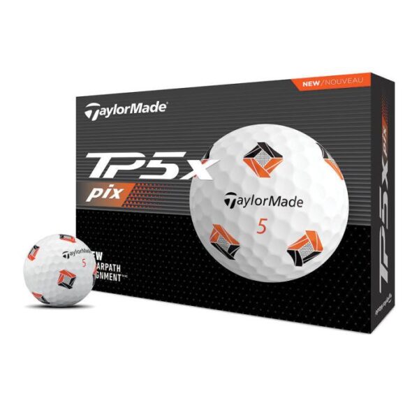TP5x Pix Wit Golfballen, Dozijn - Afbeelding 3