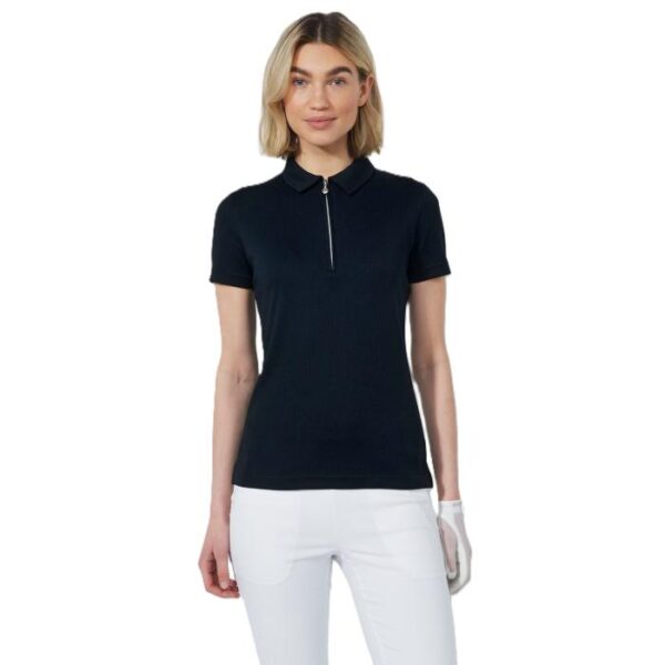 Peoria Short Sleeve Poloshirt, Zwart