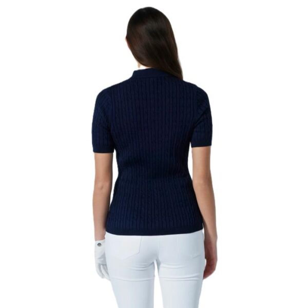 Madelene 1/2 Shirt Pullover, Navy - Afbeelding 2