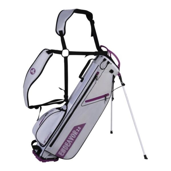 Endeavor 2.0 Stand Bag, Grey/Purple