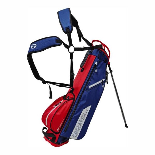 Endeavor 2.0 Stand Bag, Navy/Red/White