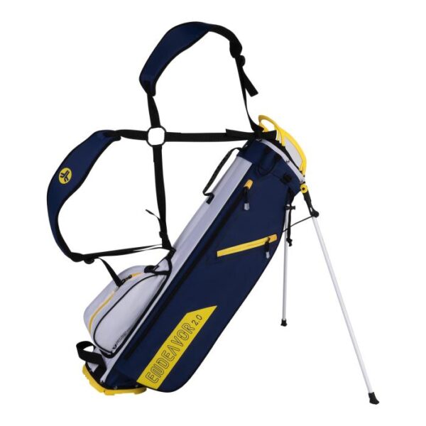 Endeavor 2.0 Stand Bag, Navy/Grey/Neon Yellow