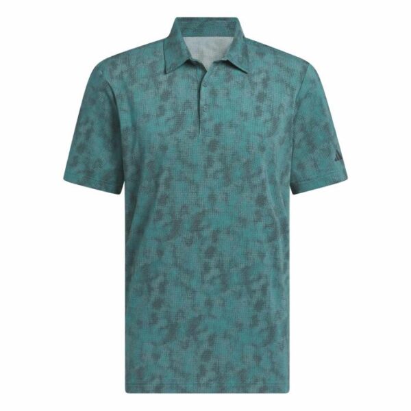Ultimate365 Textured Print Poloshirt, Pure Teal/Aurora Ivy