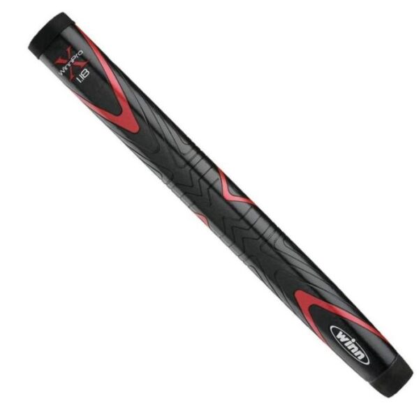 WinnPro X 1.18" Putter Grip, Zwart/Rood