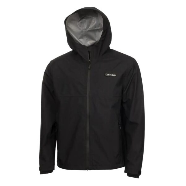 Feather Dry 15K Hooded Waterproof Jacket, Black