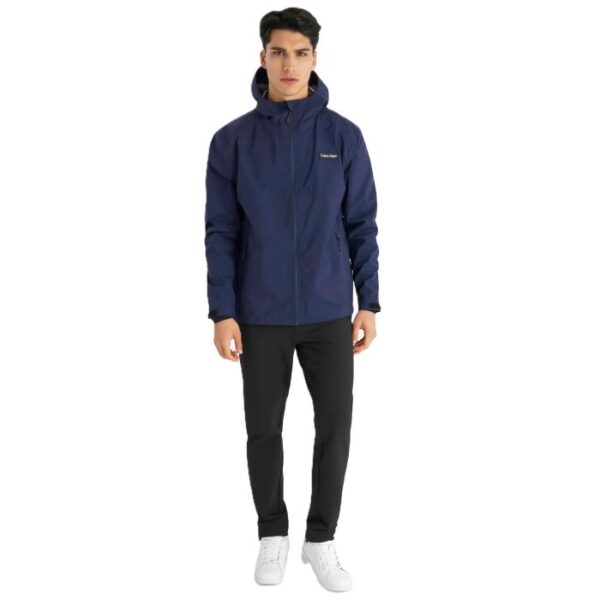 Feather Dry 15K Hooded Waterproof Jacket, Navy - Afbeelding 4
