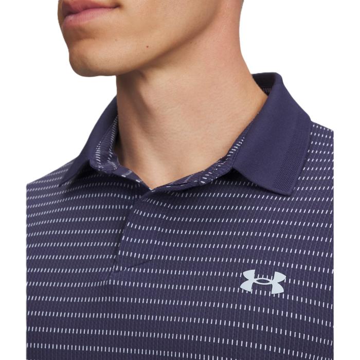 Drive Chill Printed Polo, Midnight Navy/Washed Navy/Blue Calm - Afbeelding 3