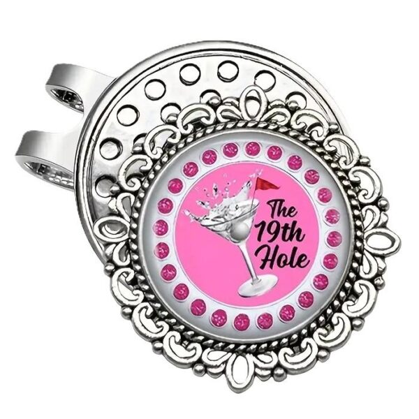 Ball Marker & Magneetclip, Cocktail 19th Hole