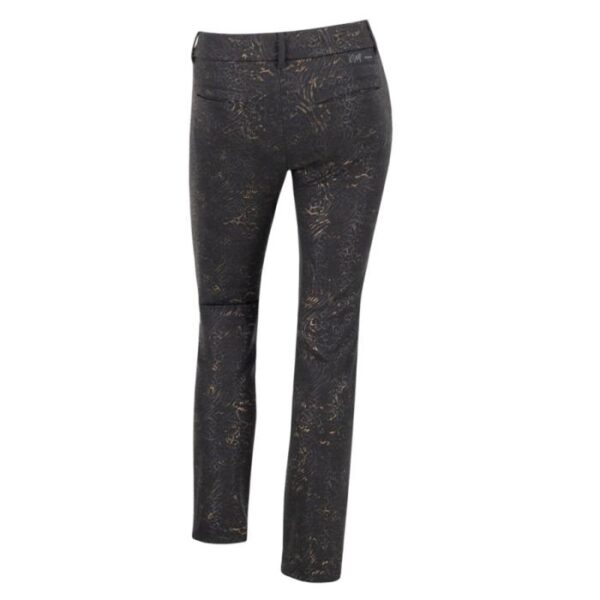 Lucy Golden Jersey Print, Zwart/Goud - Afbeelding 2