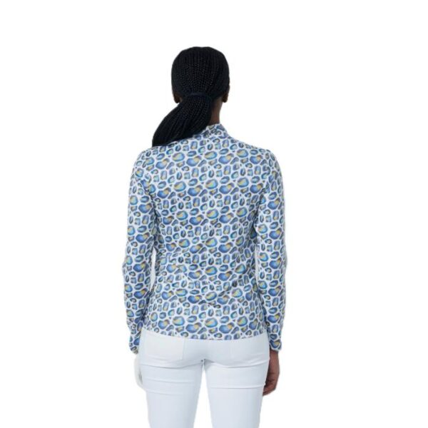 Peach Long Sleeve Polo, Water Leo - Afbeelding 2