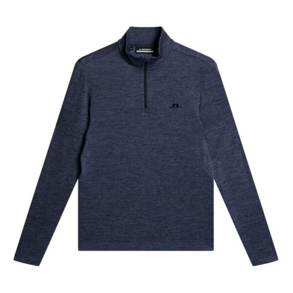 Destry Quarter Zip Midlayer, Vintage Indigo Melange