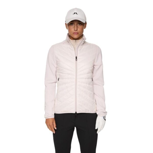 Madde Quilt Hybrid Jacket, Grey Lilac - Afbeelding 2