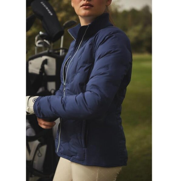 Padded Windbreaker Jacket, Navy - Afbeelding 4