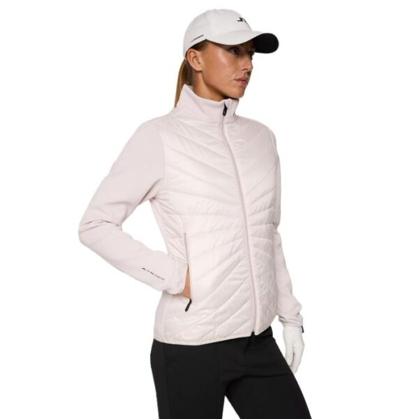 Madde Quilt Hybrid Jacket, Grey Lilac - Afbeelding 5
